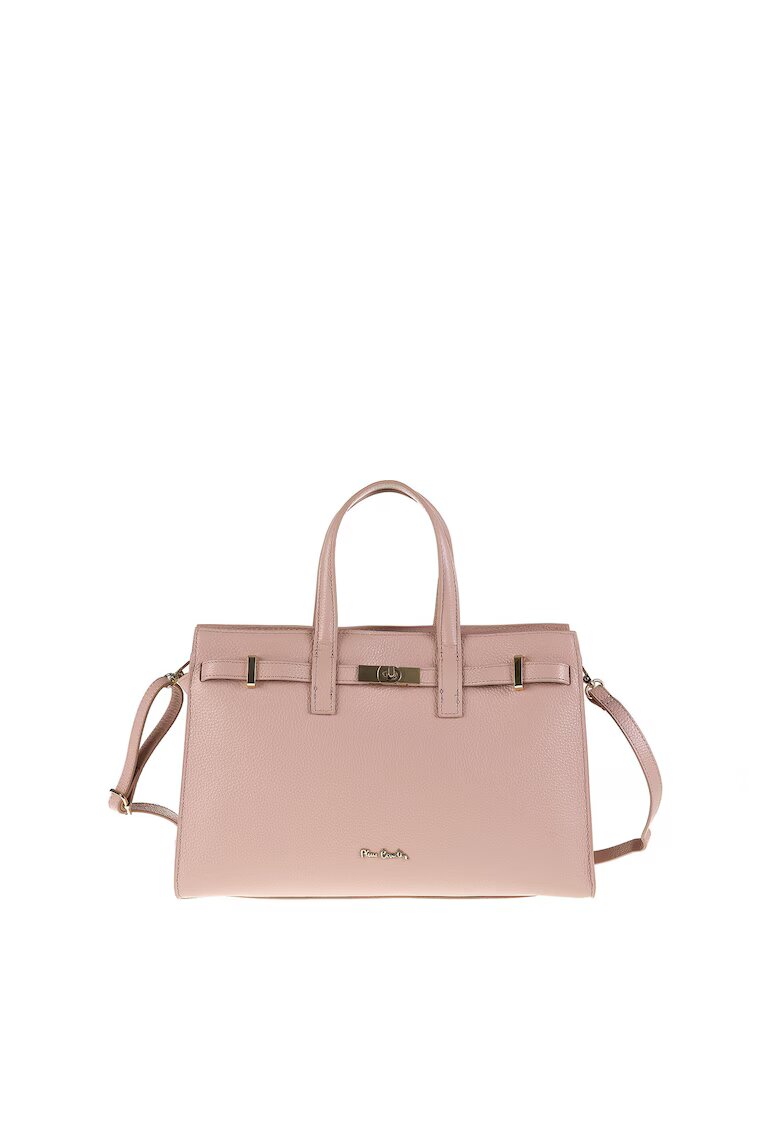 Pierre Cardin Geanta de piele cu maner Celeste Ultra - Roz prafuit