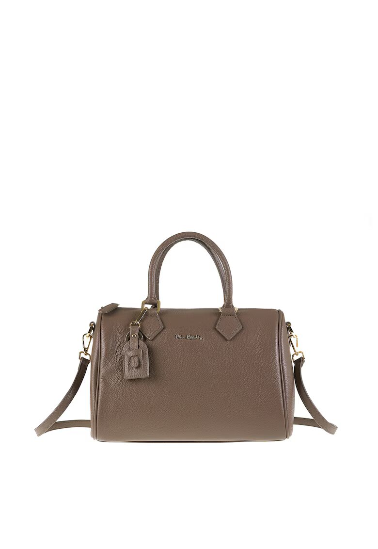 Pierre Cardin Geanta de piele cu maner si bareta detasabila Arcadia - Maro taupe