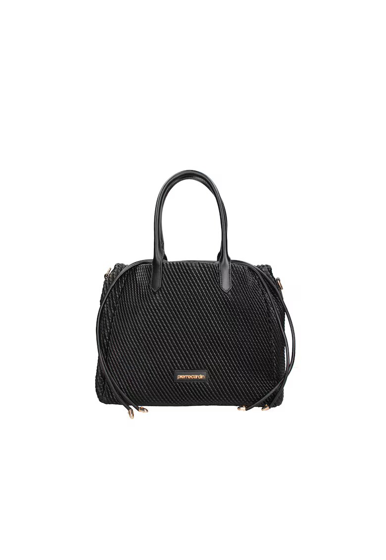 Pierre Cardin Geanta de piele ecologica cu bareta de umar - Negru