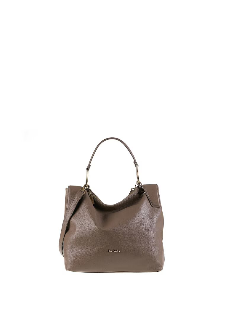 Pierre Cardin Geanta din piele cu bareta ajustabila de umar Lyra - Maro taupe