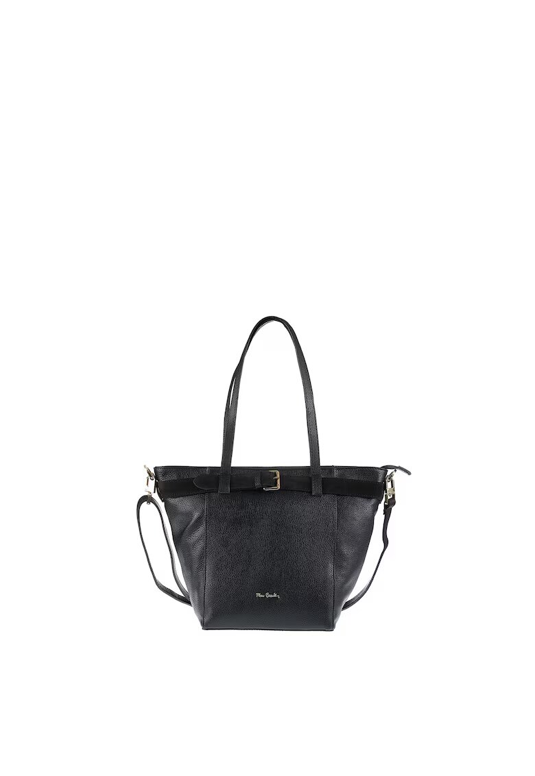 Pierre Cardin Geanta shopper din piele cu bareta ajustabila Celeste Elite - Negru
