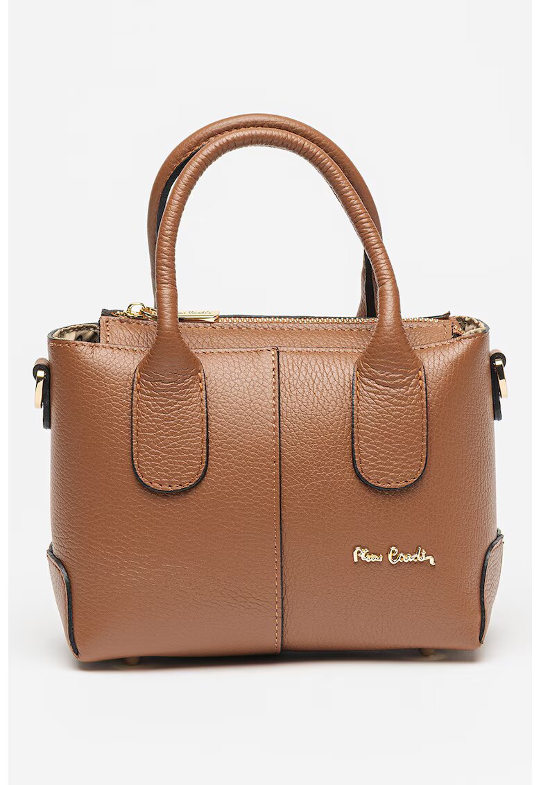 Pierre Cardin Geanta tote cu logo - Maro
