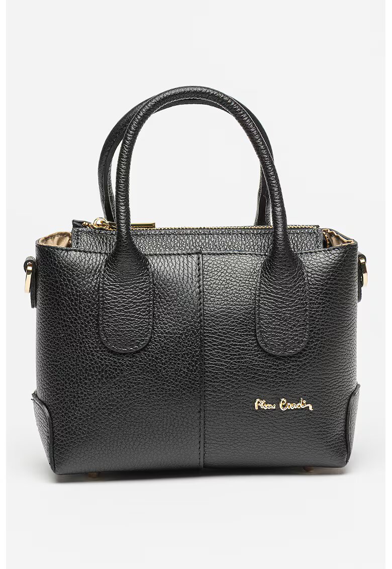 Pierre Cardin Geanta tote cu logo - Negru