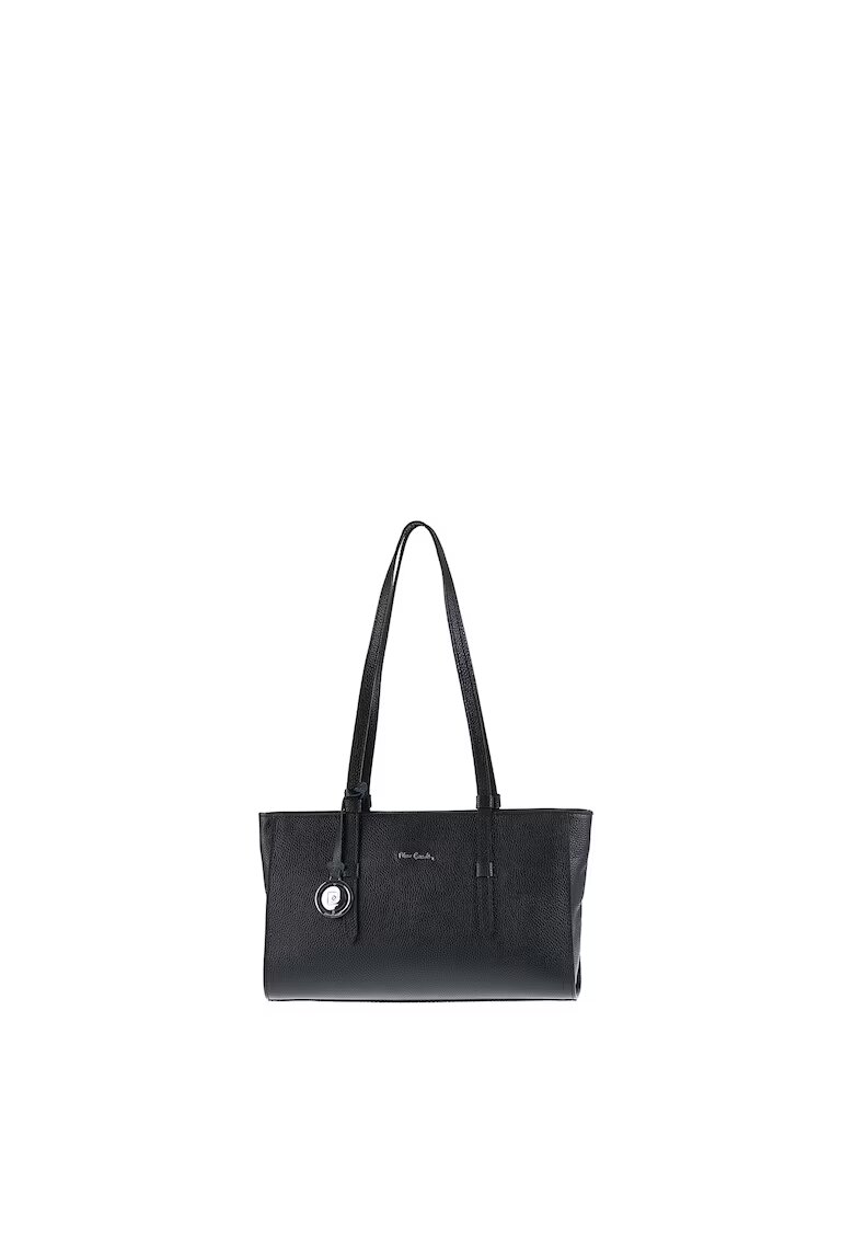 Pierre Cardin Geanta tote de piele Valeria - Negru