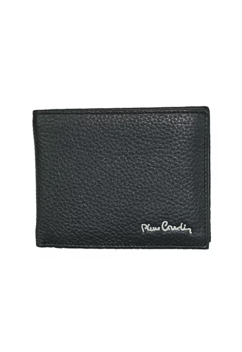 Pierre Cardin Portofel de piele - pliabil - Negru