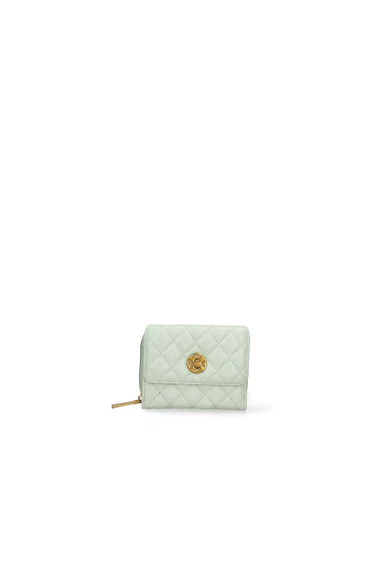Pierre Cardin Portofel matlasat cu fermoar - Verde