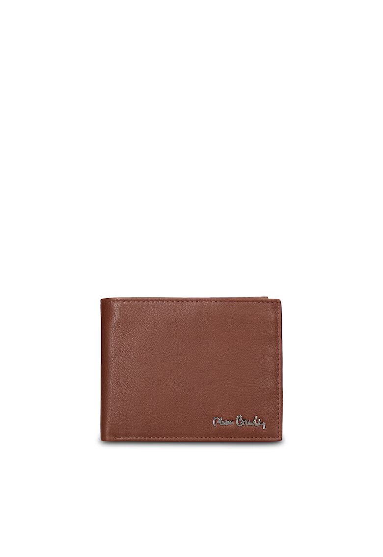 Pierre Cardin Portofel pliabil din piele Arden Chic - Maro cognac