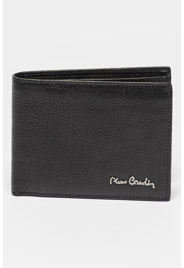 Pierre Cardin Portofel pliabil din piele - Negru