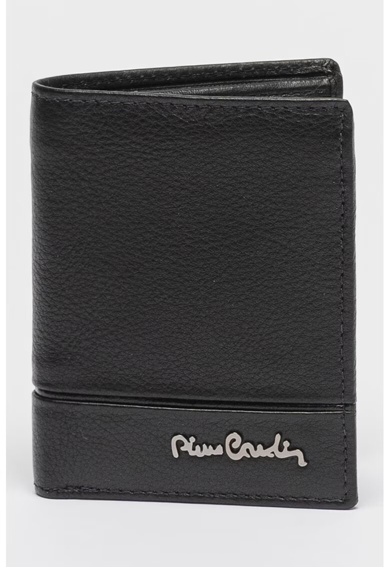 Pierre Cardin Portofel uni din piele - Negru