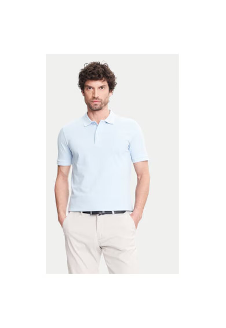 Pierre Cardin Tricou Polo barbati C5 21354.2110 - Bumbac - Albastru deschis - Albastru deschis
