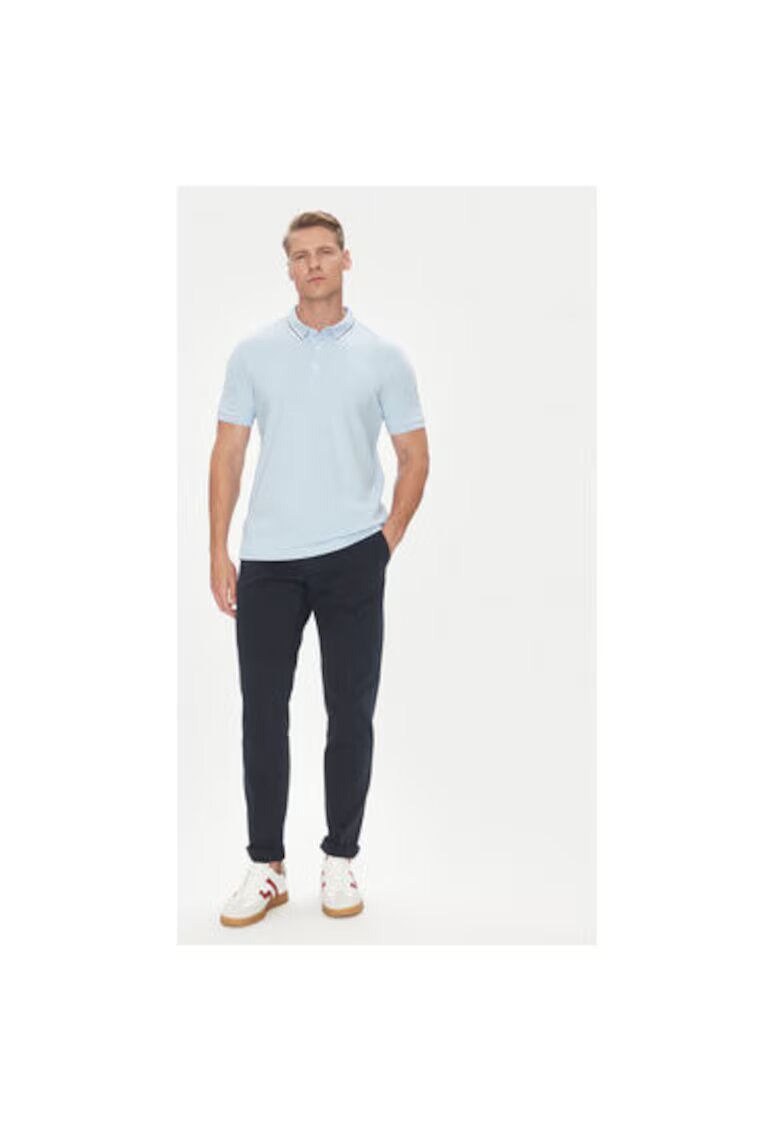 Pierre Cardin Tricou Polo barbati C5 21374.2112 - Bumbac - 456744 - Albastru deschis
