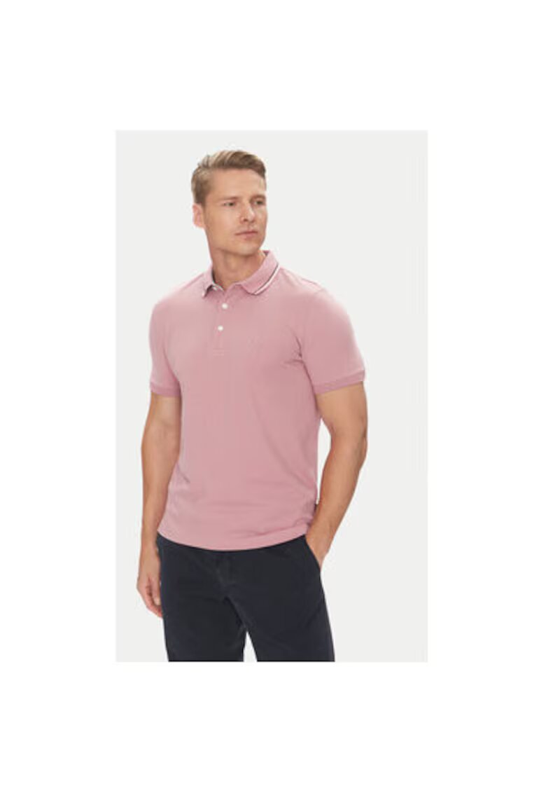 Pierre Cardin Tricou polo barbati C5 21374.2112 - Bumbac - Roz - Roz