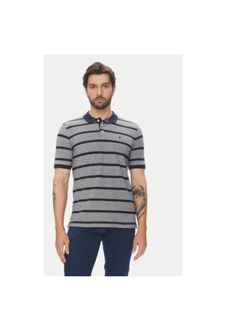 Pierre Cardin Tricou Polo barbati C5 21414.2115 - Bumbac - Bleumarin - Bleumarin