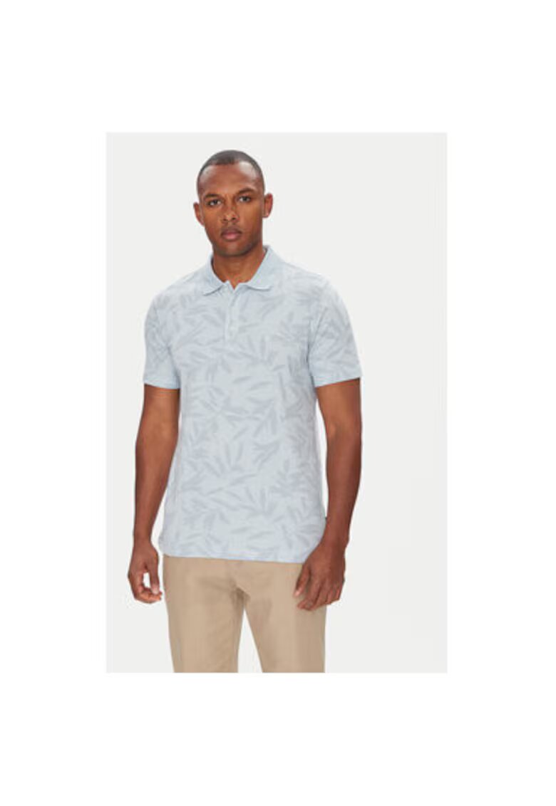 Pierre Cardin Tricou Polo barbati C5 21434.2117 - Bumbac - Albastru deschis - Albastru deschis