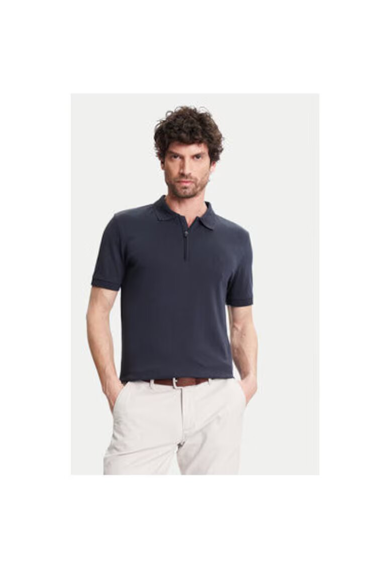 Pierre Cardin Tricou polo barbati C5 21455.2119 - Bumbac - Bleumarin - Bleumarin