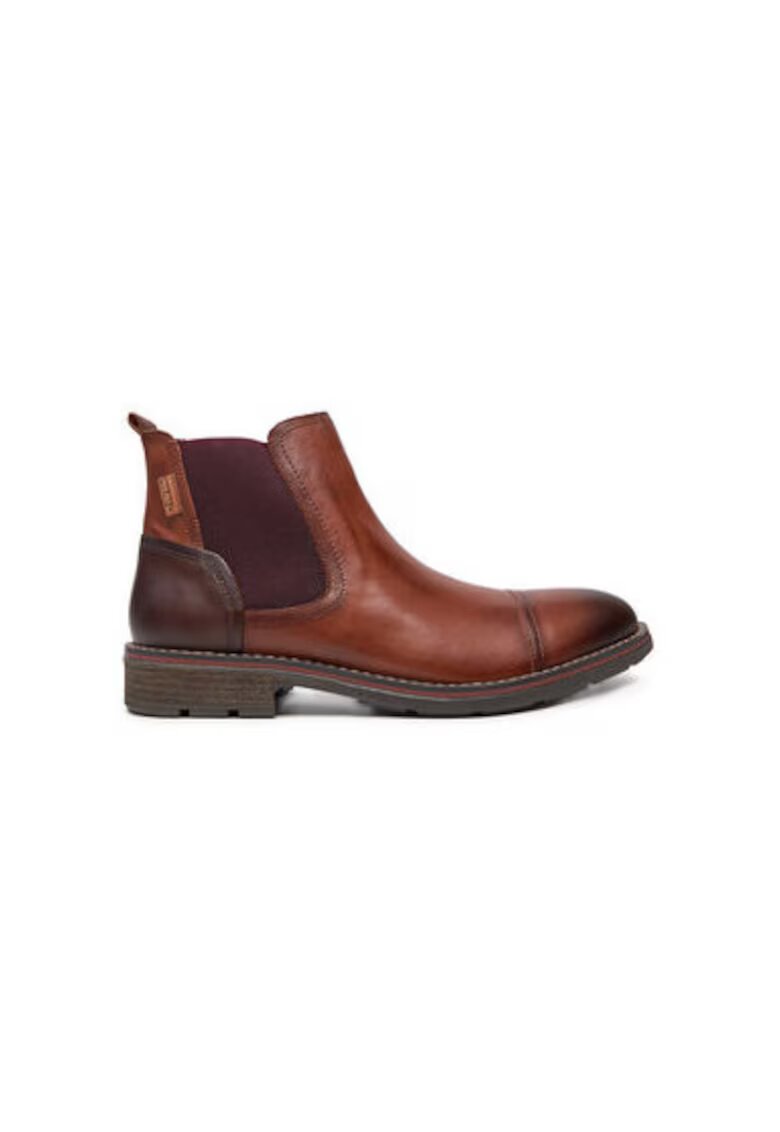 Pikolinos Botine cu glezna joasa pentru barbati M2M-8022C1 - Piele naturala - 45 EU - Maro