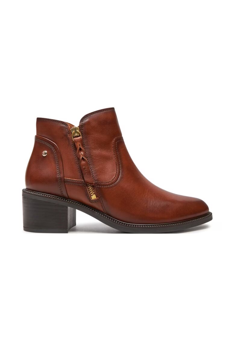 Pikolinos Botine dama - 304358 - Piele naturala2 - Maro