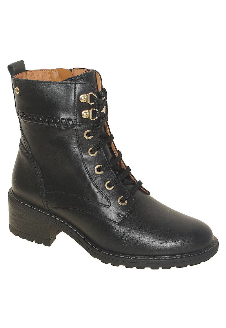 Pikolinos Botine dama MEDINA - piele naturala - confort maxim - negre