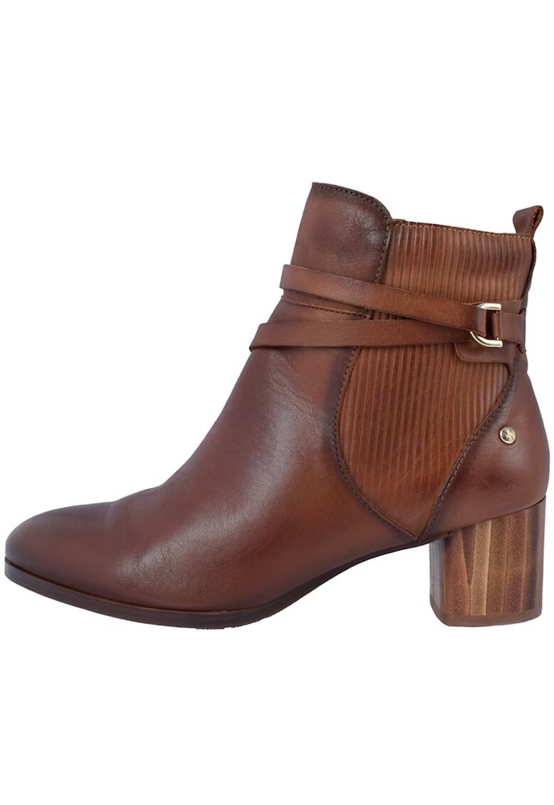Pikolinos Ghete dama - din piele naturala - marca W1Z-8841-16-Q-21 - coniac - Maro cognac