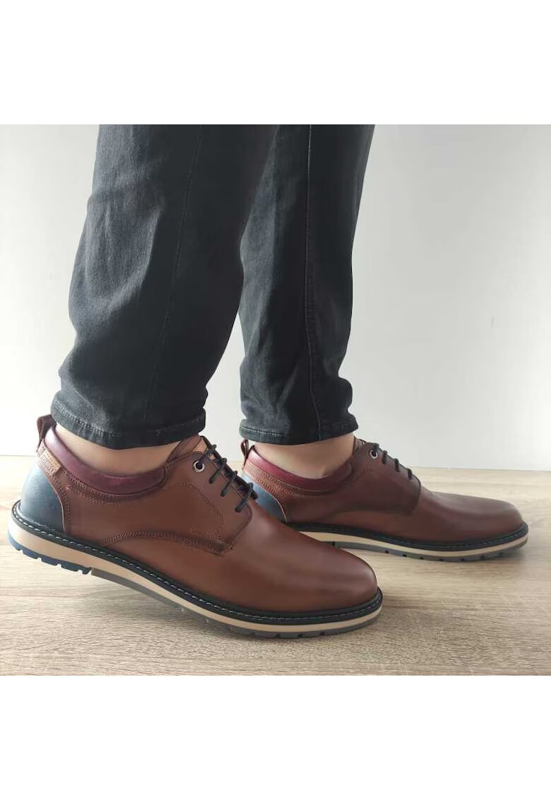 Pikolinos Pantofi Casual Barbati M8J-4183 Maro Cu Albastru - Maro -