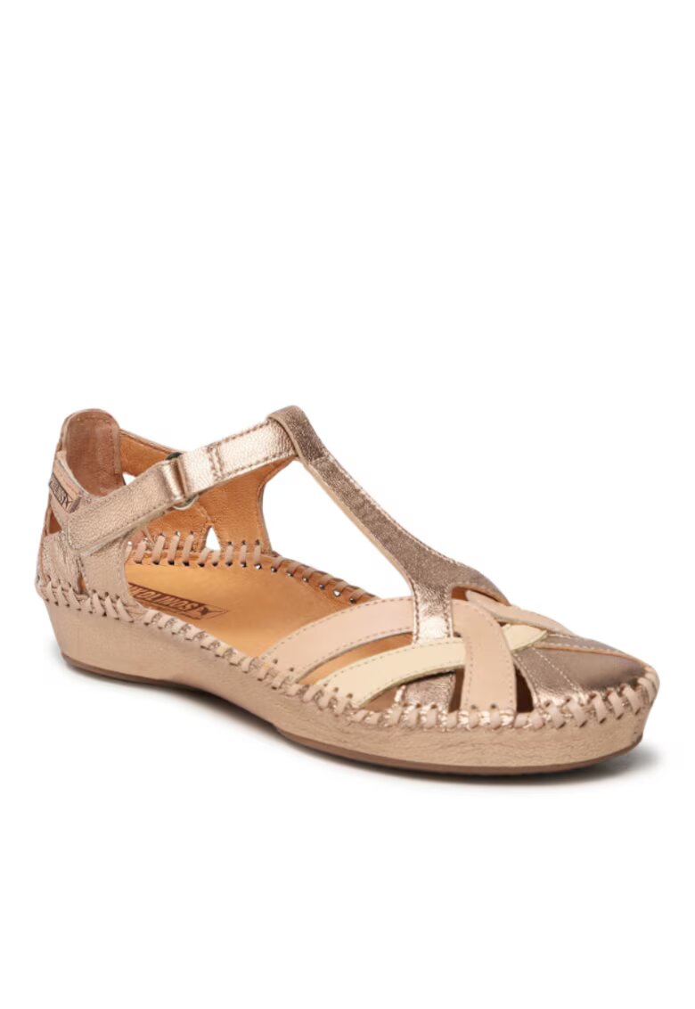 Pikolinos Pantofi dama - 301916741 - Auriu - Piele intoarsa - Auriu