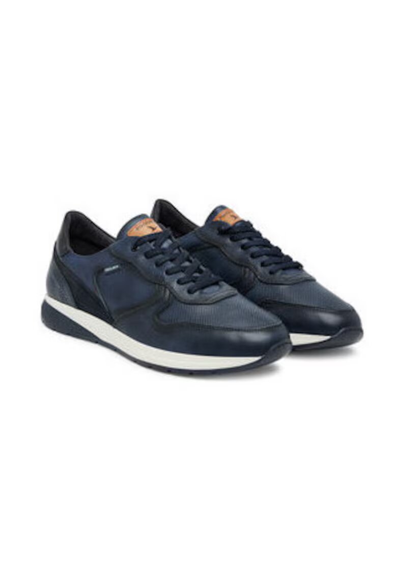 Pikolinos Pantofi sport pentru barbati - piele naturala - bleumarin