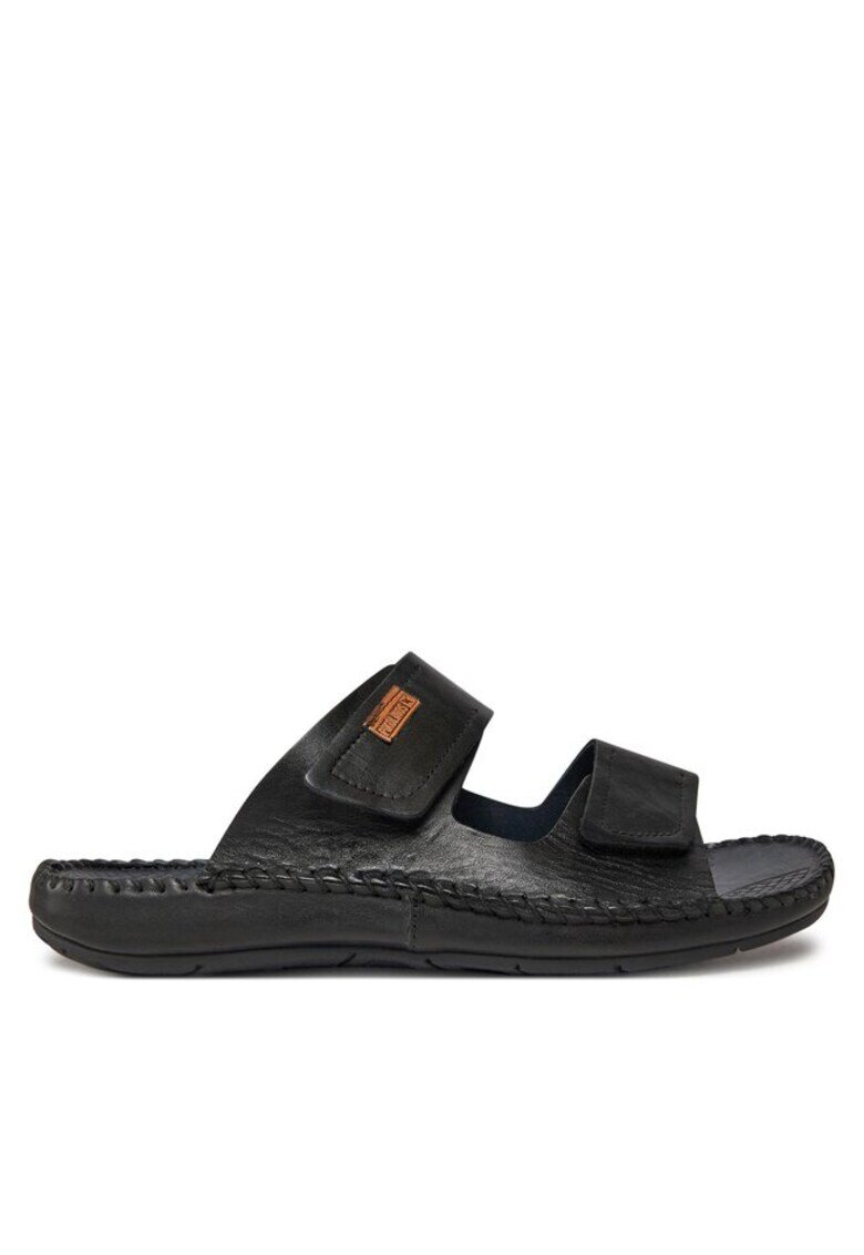 Pikolinos Papuci barbati 303680350 - Piele naturala - Negru - Negru
