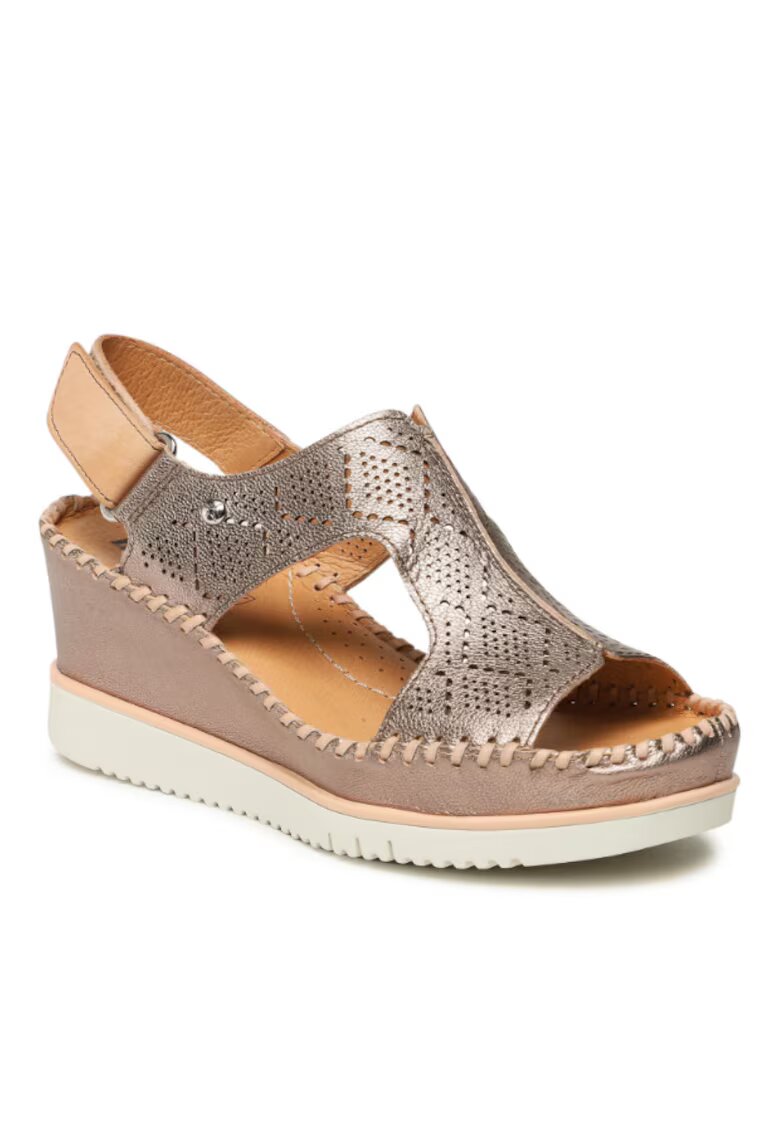 Pikolinos Sandale dama - 301913580 - Gri - Piele intoarsa - Gri