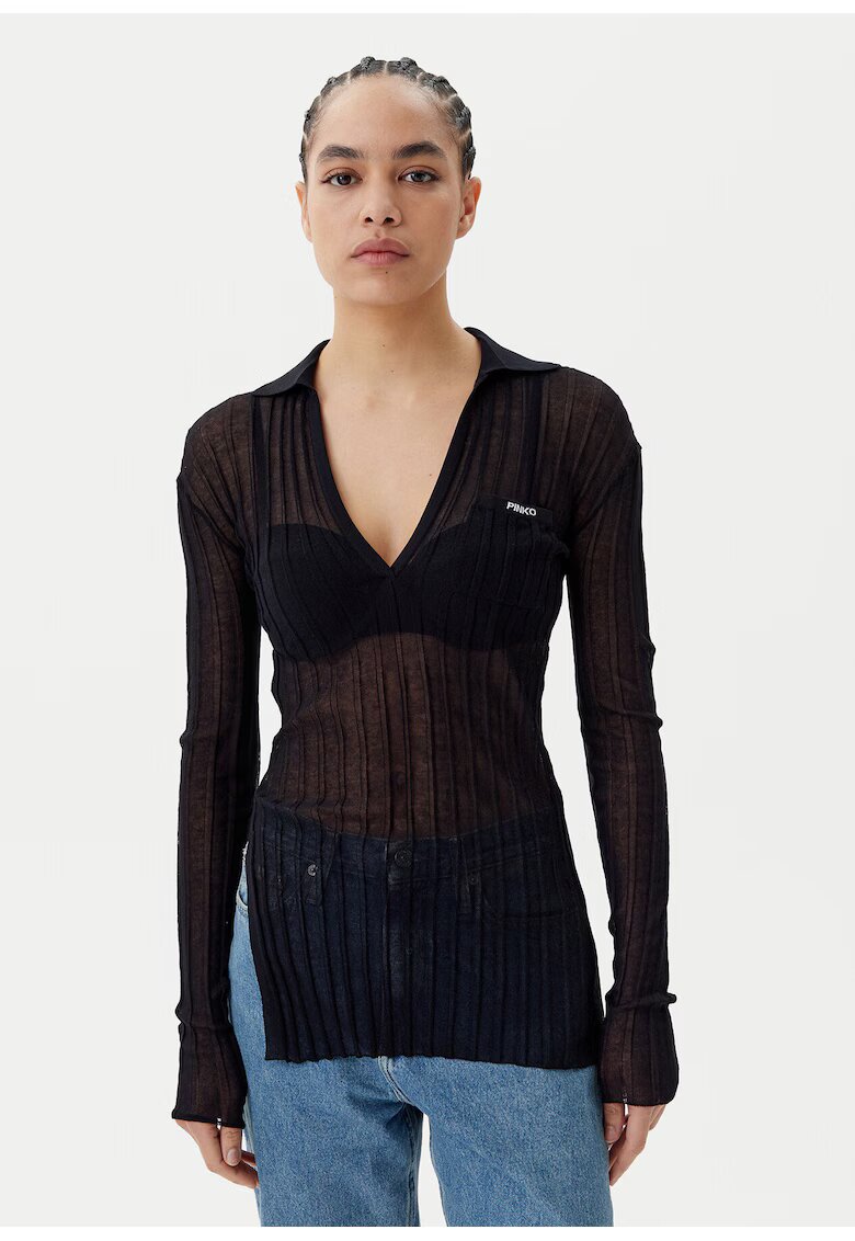 Pinko Bluza dama Rex Ford Polo 105151 A2LS - negru