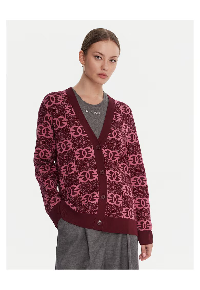 Pinko Cardigan de dama visiniu -