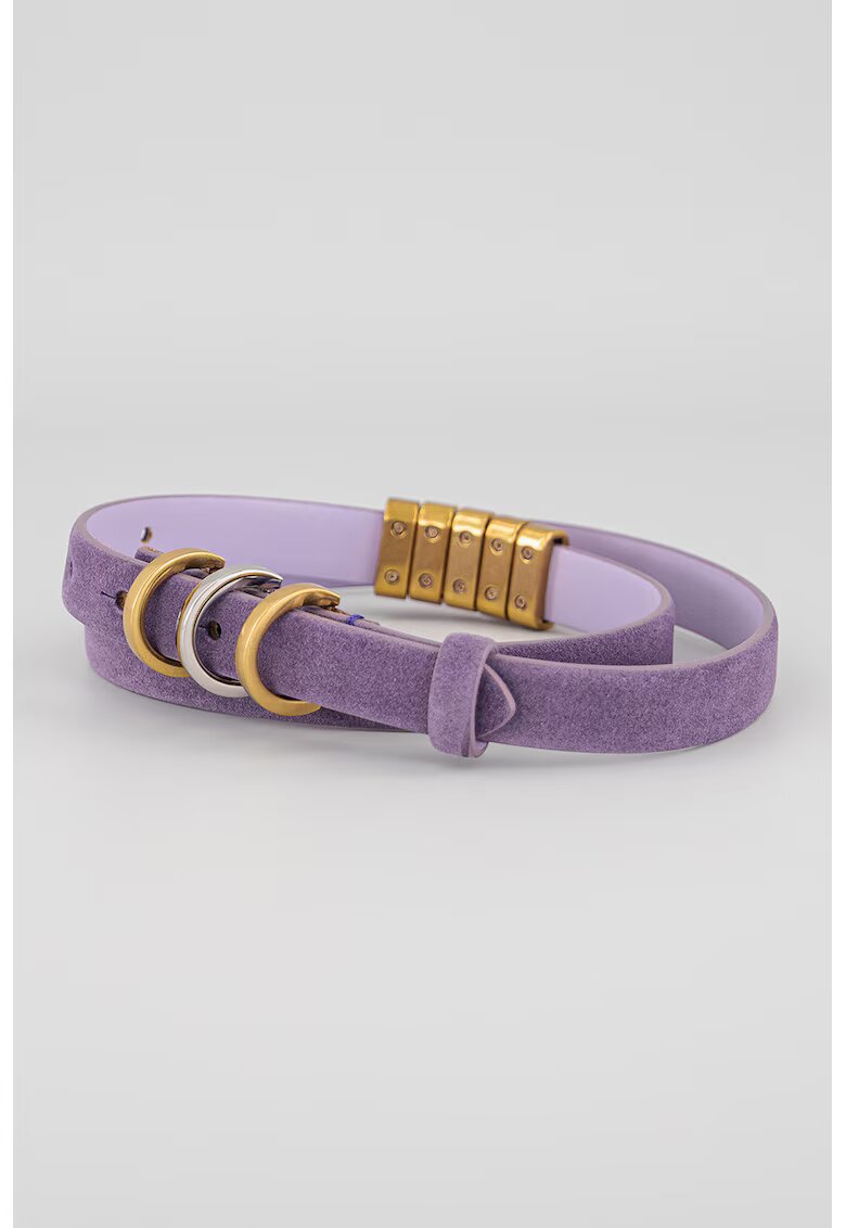 Pinko Curea de piele intoarsa - Ametist