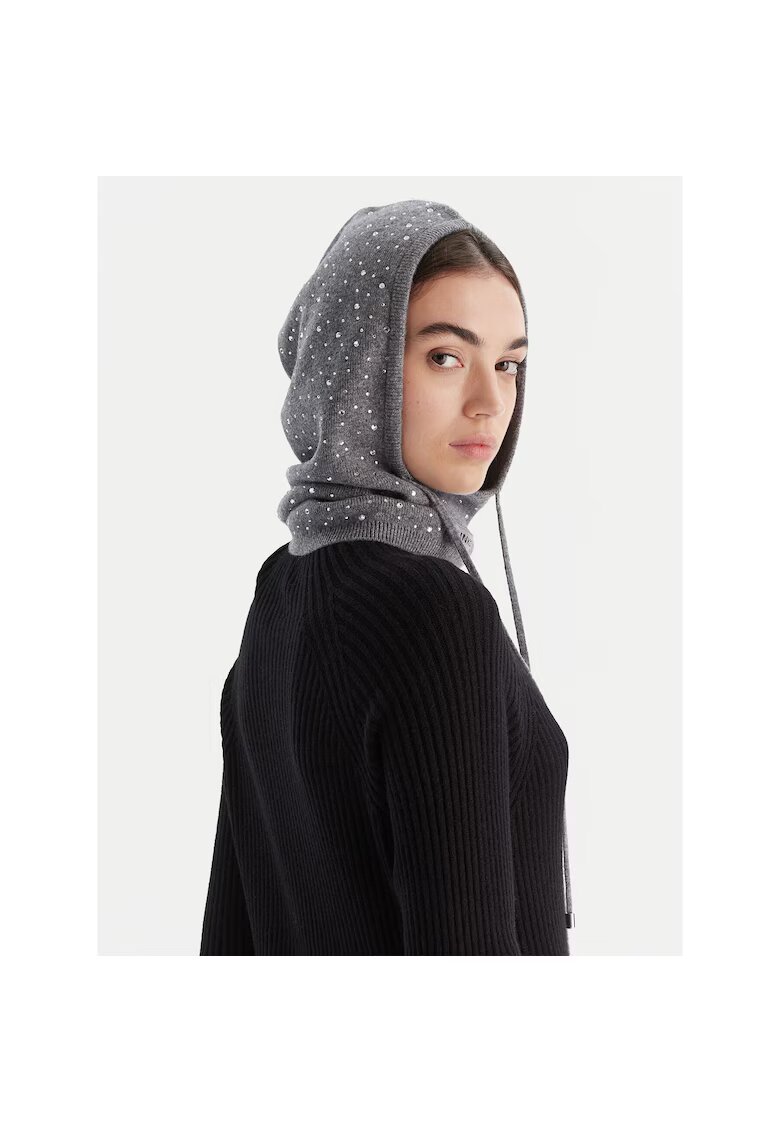 Pinko Esarfa dama Grigio Perla I12 - roz - 106005 A2YY