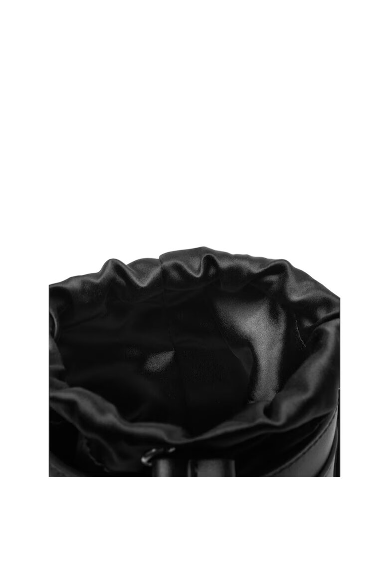 Pinko Geanta dama Mini Bucket - ecologica - neagra - 25x26cm