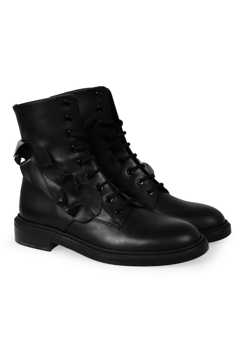 Pinko Ghete din piele naturala Velocita -