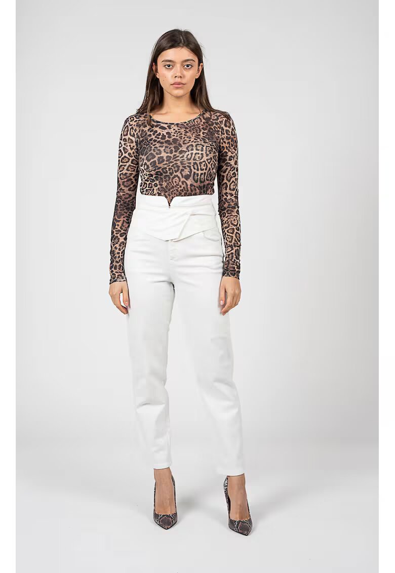 Pinko Pantaloni conici cu talie inalta Samantha -