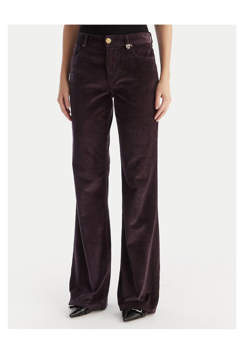 Pinko Pantaloni dama - mov - stofa