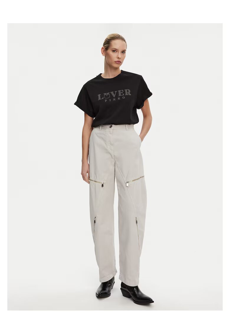 Pinko Pantaloni pentru dama - gri - stofa