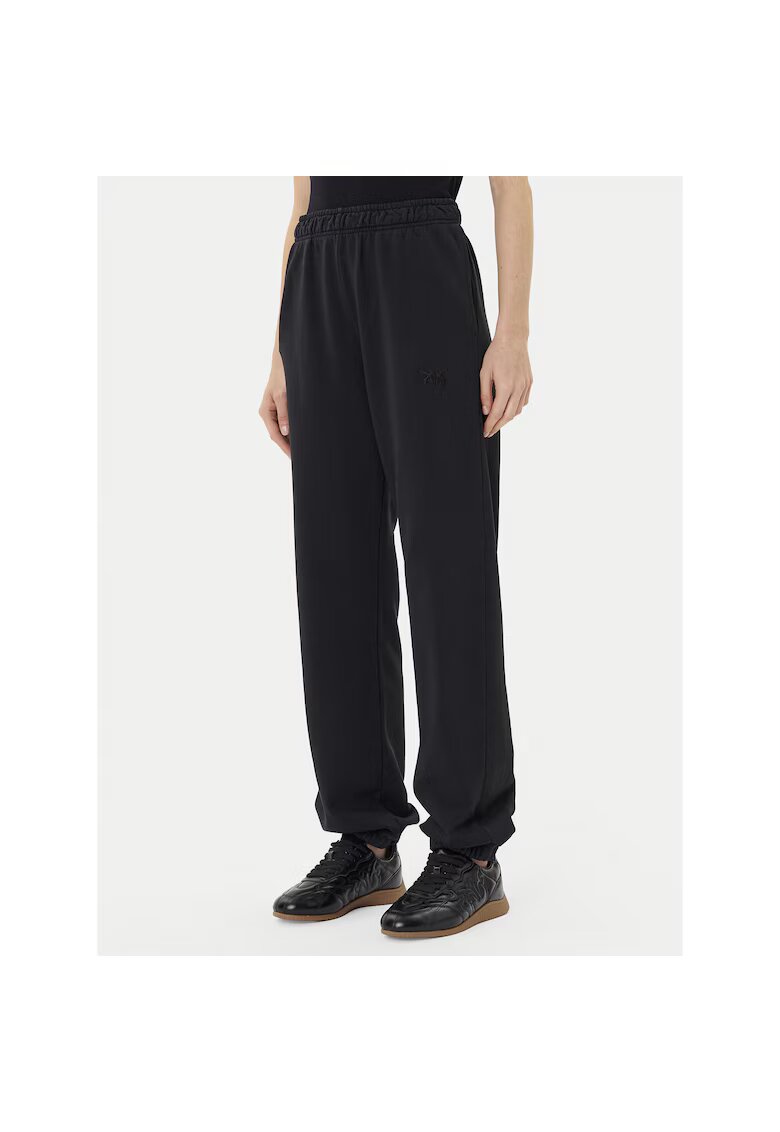 Pinko Pantaloni sport dama - negru - material confortabil
