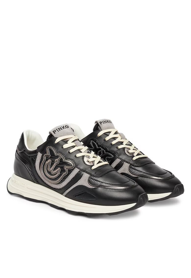 Pinko Pantofi sport dama - Black Z99 Zoe 01 SS0087P023 - piele naturala - negru