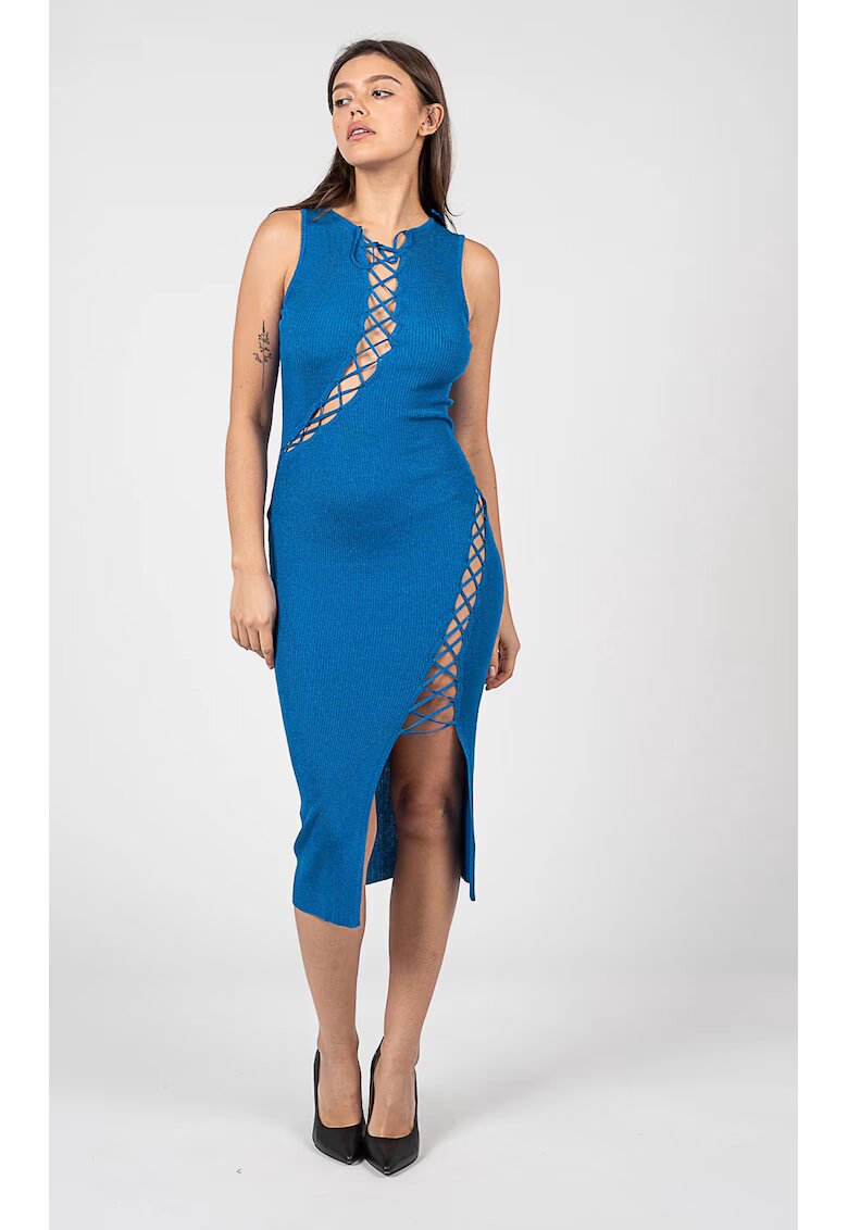 Pinko Rochie bodycon din jerseu cu textura striata Cerie -
