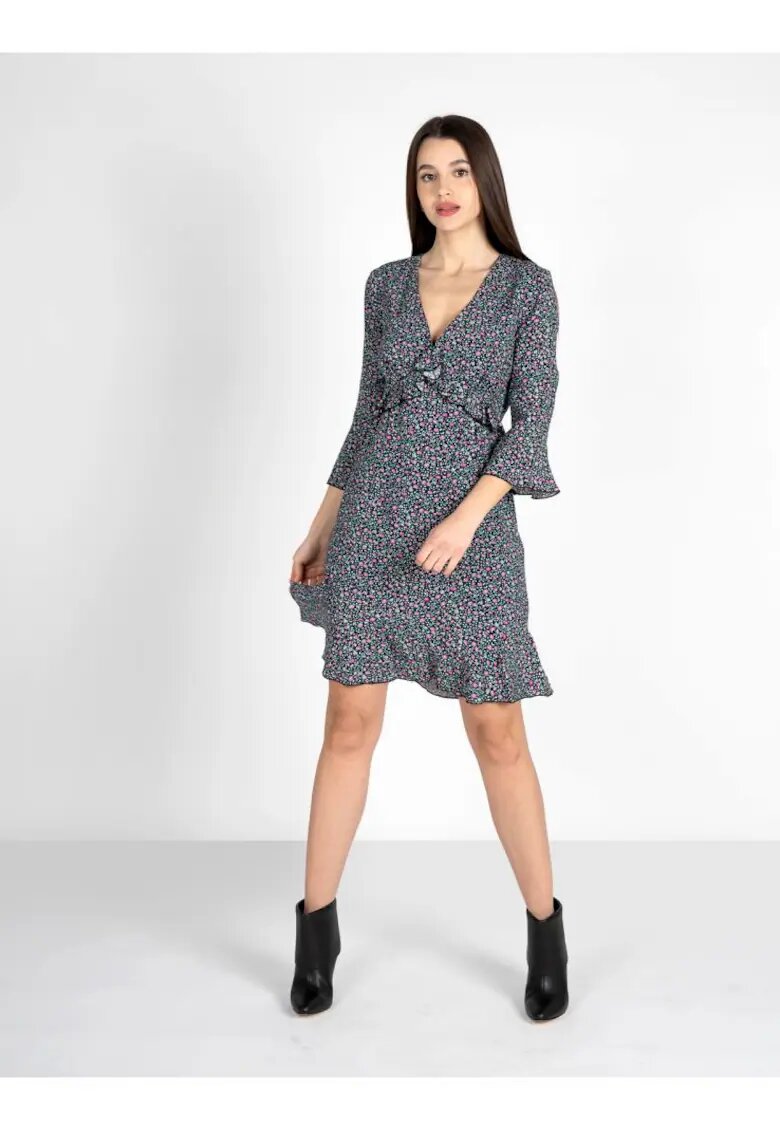 Pinko Rochie evazata cu imprimeu floral -
