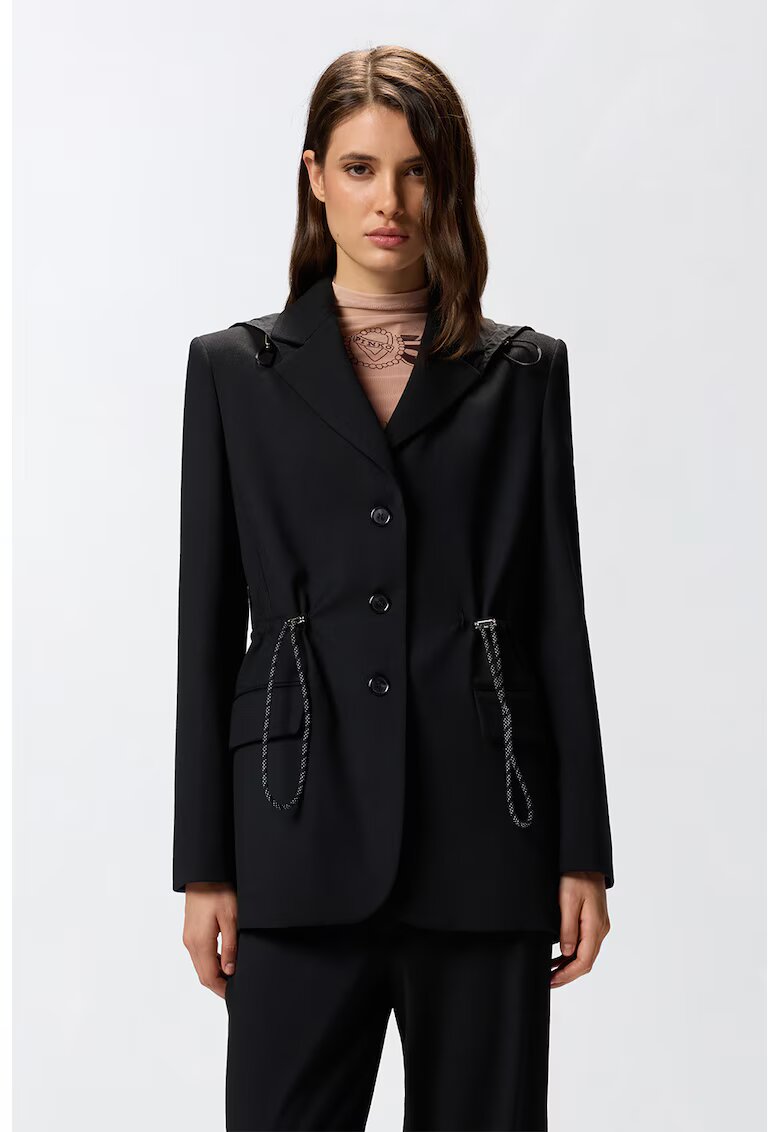 Pinko Sacou uni cu nasturi - Negru