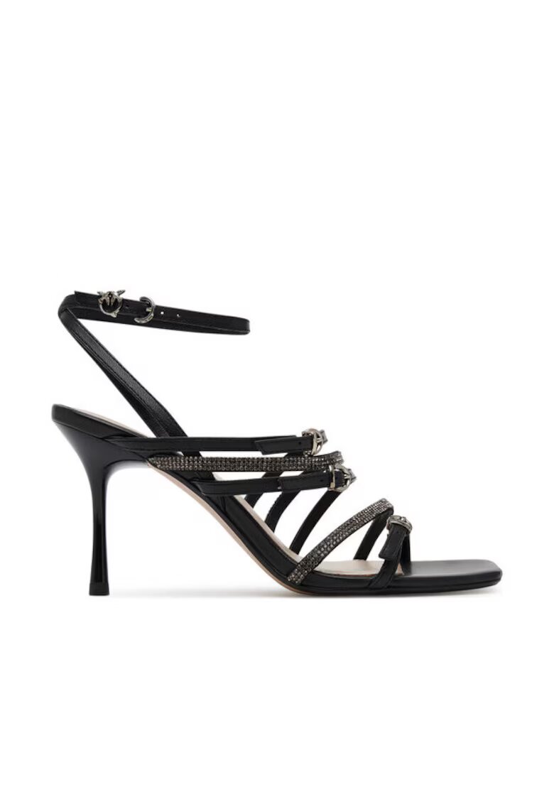 Pinko Sandale dama Z99 - piele naturala - negru - Negru