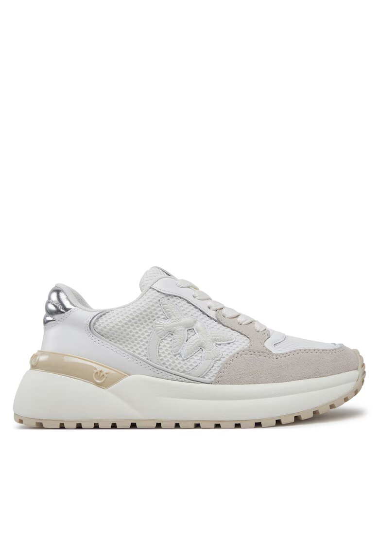 Pinko Tenisi dama White Gem 07 SS0055 P074 - alb/bej - tesatura