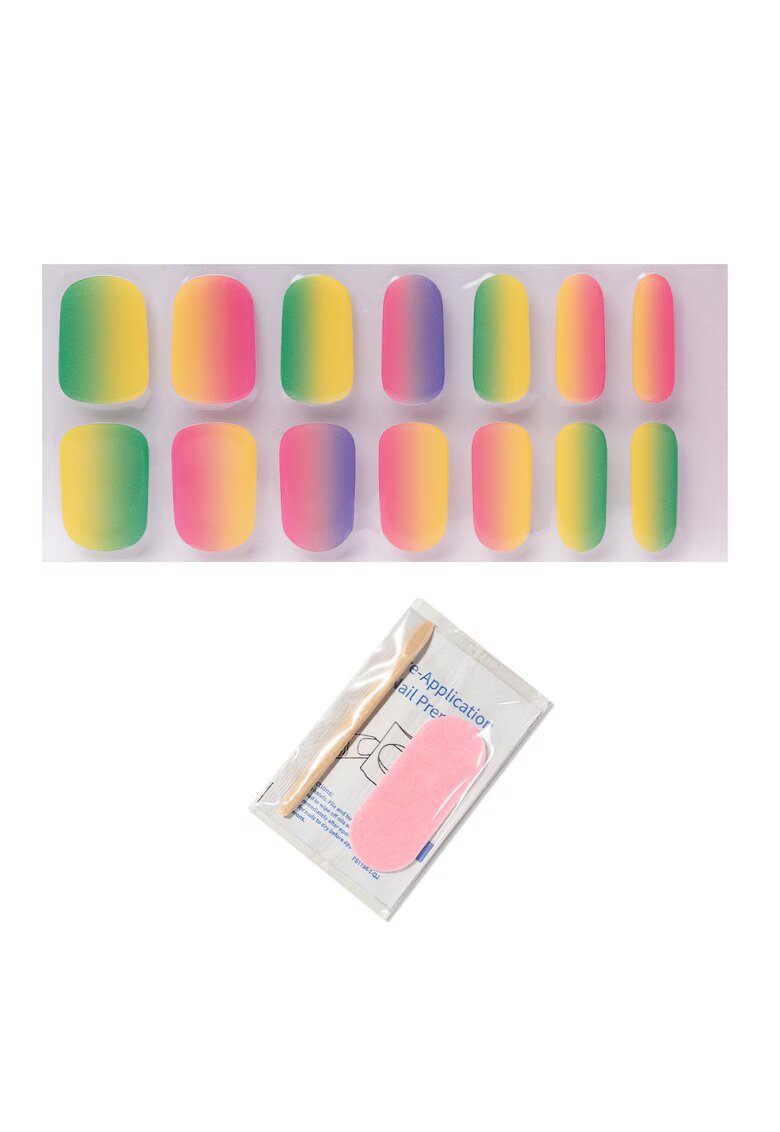 Pinx Abtibilduri gel pentru unghii - set 14 bucati - multicolor