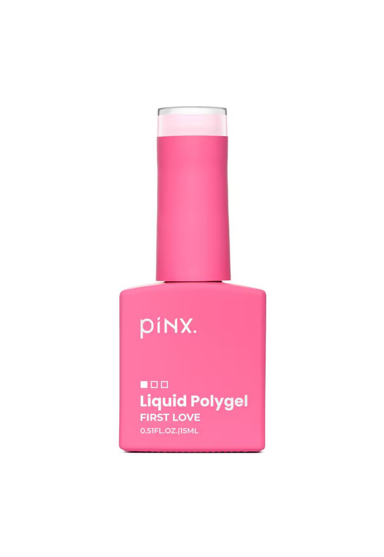 Pinx Polygel lichid First Love - 15ml - gel UV - multicolor