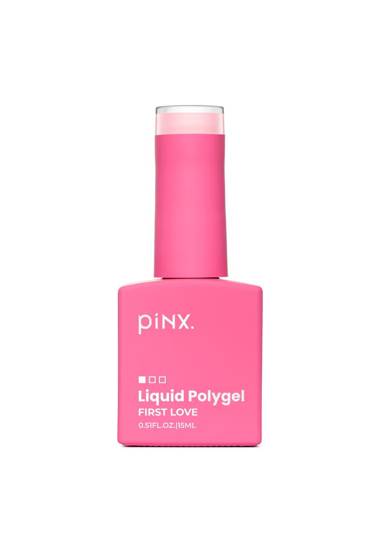 Pinx Polygel lichid . First Love - Melting Heart 15ml
