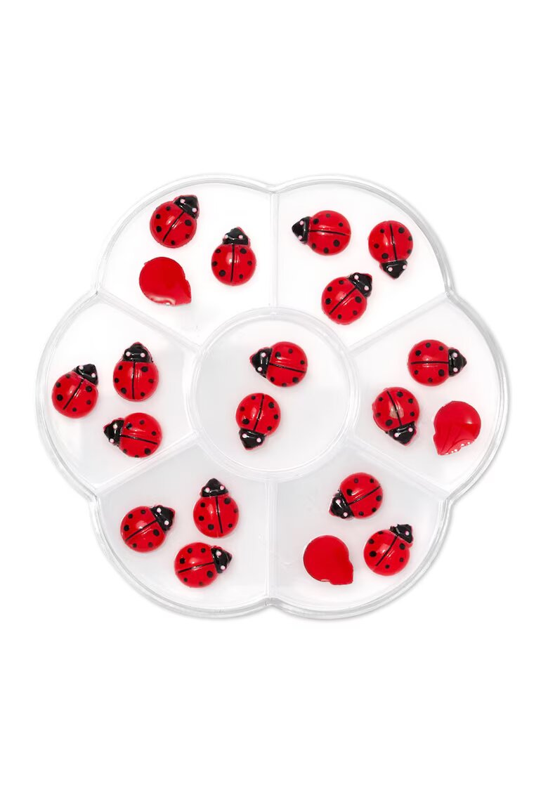 Pinx Set decor 3D pentru unghii . 20buc - Ladybug