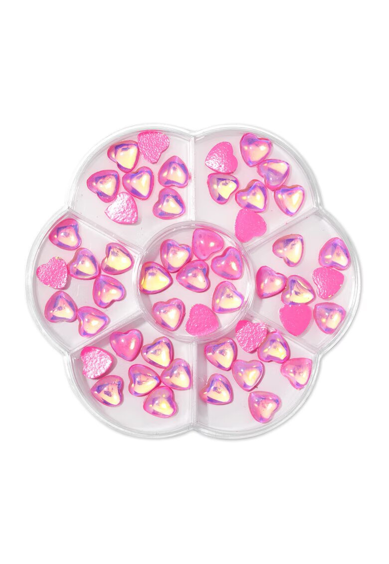Pinx Set decor 3D pentru unghii . 50buc - Crystal Heart