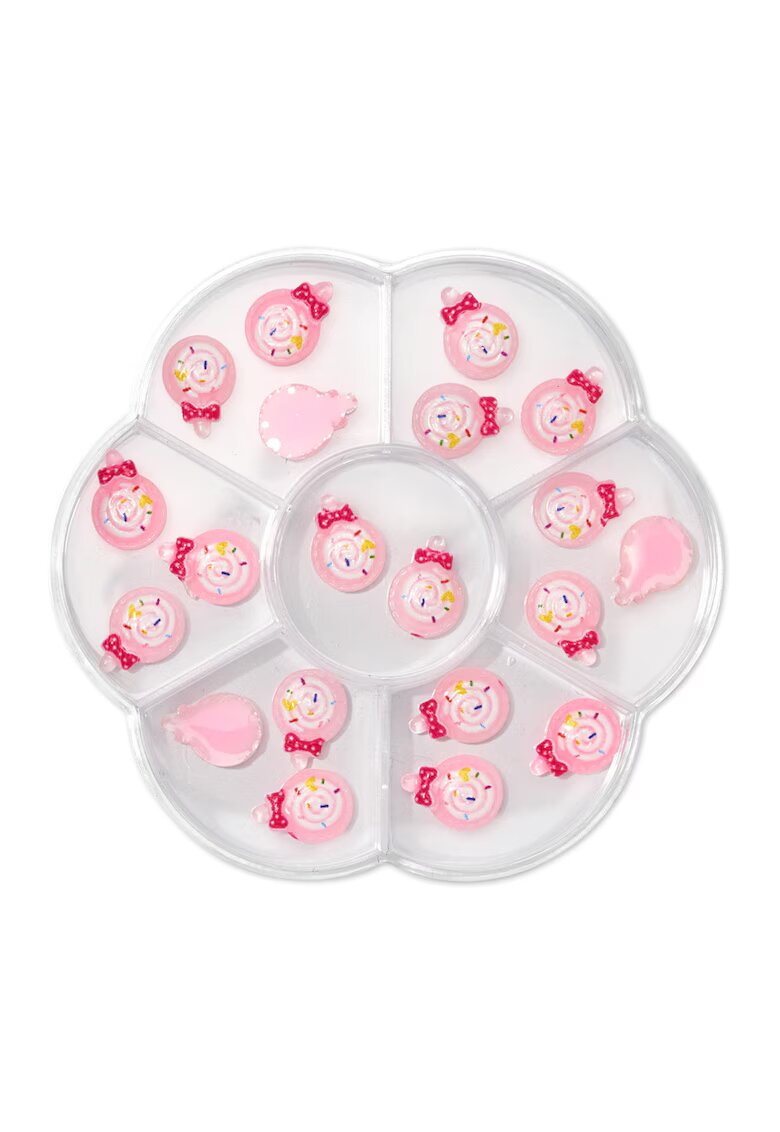 Pinx Set decor 3D unghii 20buc - multicolor